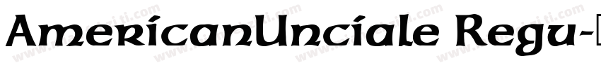 AmericanUnciale Regu字体转换